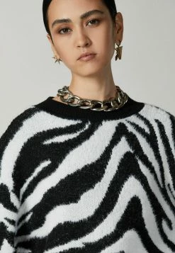 Patrizia Pepe MAGLIA/KNIT - Jumper - Black -Patrizia Pepe Shop b2df4ddadc1e4b67a401a05dd6026e41