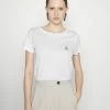 Patrizia Pepe MAGLIA - Basic T-shirt - Bianco Ottico -Patrizia Pepe Shop b56a382f0c9f41eba6df8673a35bca12
