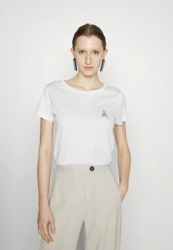 Patrizia Pepe MAGLIA - Basic T-shirt - Bianco Ottico