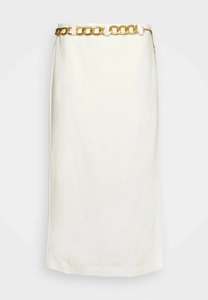 GONNA ASPETTO GENERIC - Pencil skirt - sand white Patrizia Pepe GONNA ASPETTO GENERIC - Pencil Skirt - Sand White -Patrizia Pepe Shop b6dc1f7aba324038a8771cad35698d63