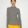 Patrizia Pepe MAGLIA - Long Sleeved Top - Black White Damier -Patrizia Pepe Shop b9f782a1edf742f3a6d6ba4dd0529055