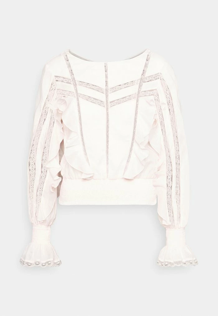 CAMICIA - Blouse - rose white Patrizia Pepe CAMICIA - Blouse - Rose White -Patrizia Pepe Shop bbfe6fb1ddc548178dcab41352f43c78