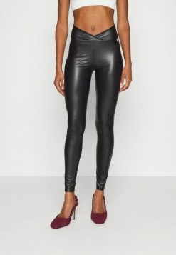 Patrizia Pepe PANTALONI TROUSERS - Leggings - Trousers - Nero