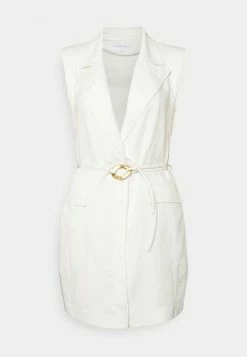 Patrizia Pepe ABITO DRESS - Day Dress - Sand White