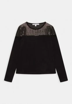 Patrizia Pepe MAGLIA - Long Sleeved Top - Black