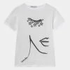 Patrizia Pepe FACE - Print T-shirt - White 2 Patrizia Pepe FACE - Print T-shirt - White -Patrizia Pepe Shop c1fc40a392aa4025a325979a053dad48