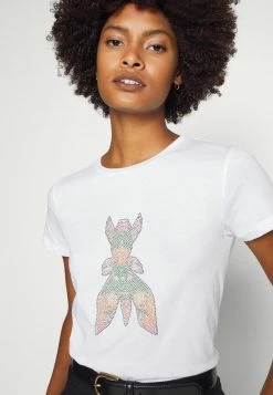 Patrizia Pepe Print T-shirt - Bianco Ottico -Patrizia Pepe Shop c3d6cad105d049029f829b0a5a1a257c