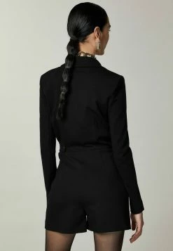 Patrizia Pepe TUTA - Short Coat - Black -Patrizia Pepe Shop c66df55181a443e3a8045f2dfb83aff5