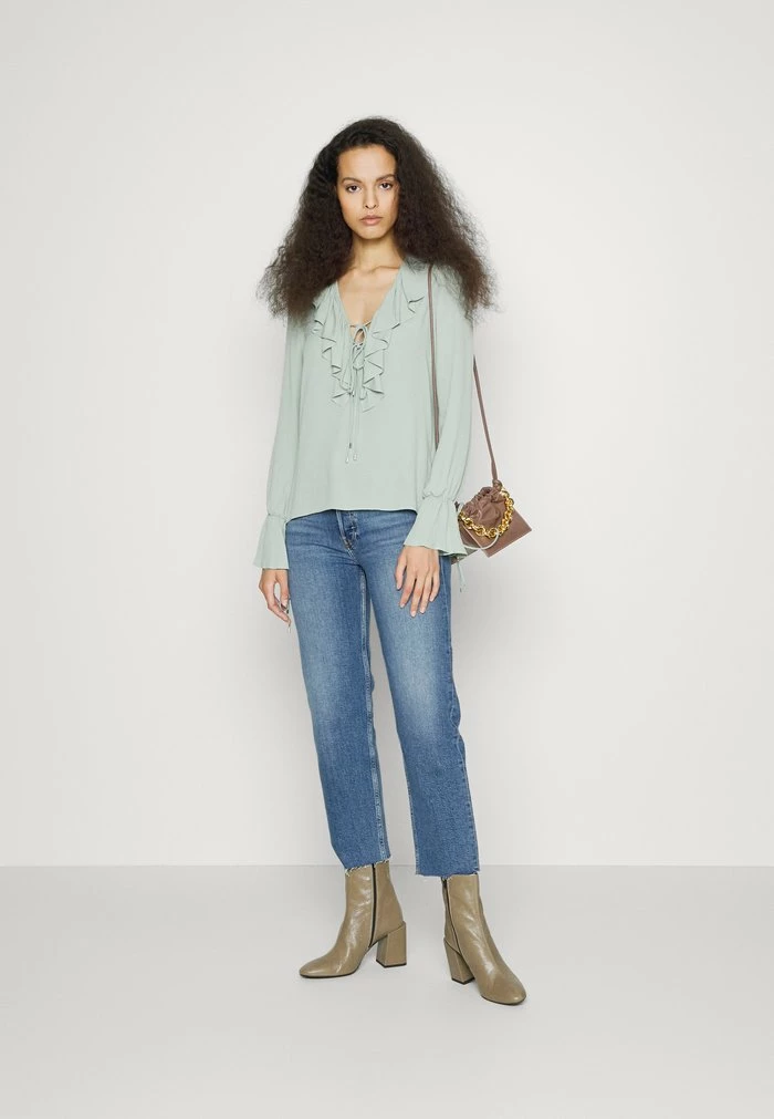 CAMICIA BLOUSE - Blouse - algae green Patrizia Pepe CAMICIA BLOUSE - Blouse - Algae Green -Patrizia Pepe Shop c764e5d84fb44bde97c790d476fa94e0