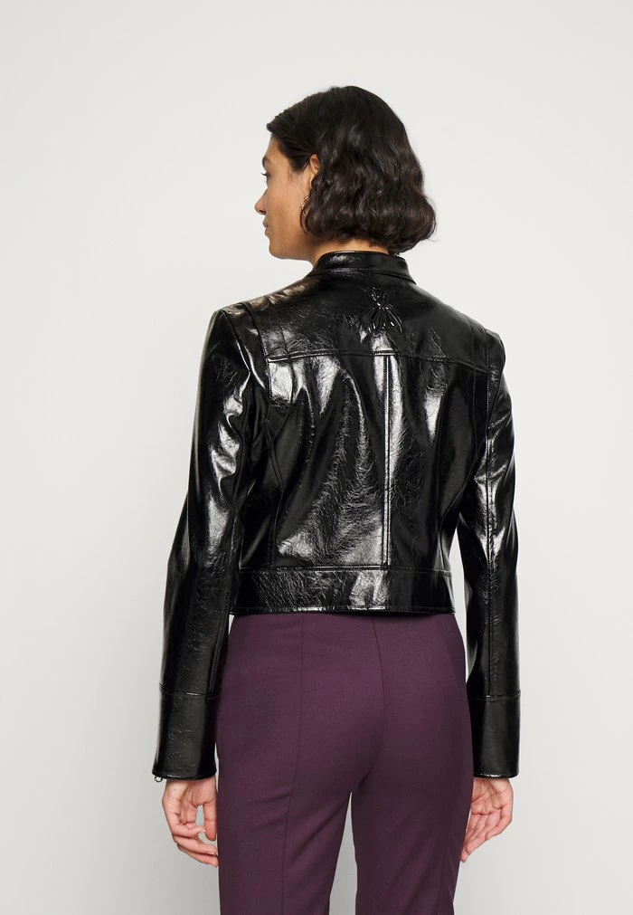 GIUBBOTTO JACKET - Leather jacket - nero Patrizia Pepe GIUBBOTTO JACKET - Leather Jacket - Nero -Patrizia Pepe Shop c8c5ddba2b32477cb16f9e16e394a6a5