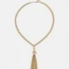 Patrizia Pepe FLY FRINGES NECKLACE - Necklace - Antique Gold-coloured -Patrizia Pepe Shop ce0ae700089546dc90baf1695c146ad6