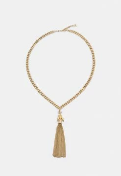 Patrizia Pepe FLY FRINGES NECKLACE - Necklace - Antique Gold-coloured