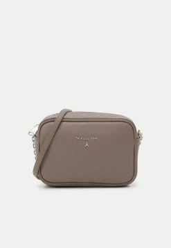 Patrizia Pepe CAMERA CASE - Across Body Bag - Dark Tatami