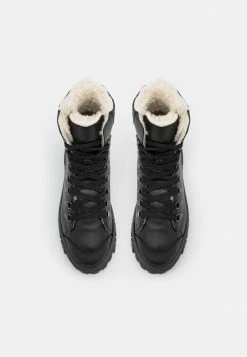 Patrizia Pepe Lace-up Ankle Boots - Nero -Patrizia Pepe Shop d3180822f2c24a56994824dd791f3de9