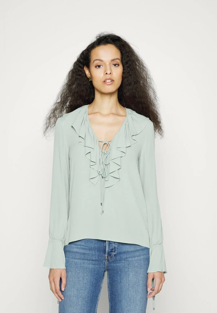 CAMICIA BLOUSE - Blouse - algae green Patrizia Pepe CAMICIA BLOUSE - Blouse - Algae Green -Patrizia Pepe Shop d835c6c0fe8e4ab1ad4c6252af5162e3