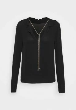 Patrizia Pepe SHIRT - Long Sleeved Top - Nero -Patrizia Pepe Shop d857e5995f0e4637b1c2b064aea34881