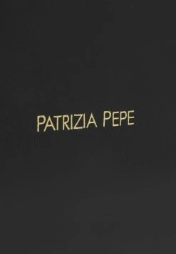 Patrizia Pepe DROP BAG - Handbag - Black Gold -Patrizia Pepe Shop d8c5270c36e14554a3d78443a0a1fc17