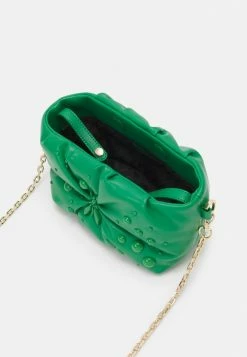 Patrizia Pepe FLY PILLOW STUDS MINIBAG - Handbag - Bright Green -Patrizia Pepe Shop d927cf999be4427c8d691761f3f548d2