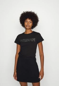 Patrizia Pepe MAGLIA - Print T-shirt - Nero
