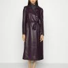 Patrizia Pepe Trenchcoat - Blazon Purple -Patrizia Pepe Shop db6775158ed04444bff6835a01e9e566