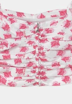 Patrizia Pepe Blouse - White/fuxia -Patrizia Pepe Shop dc48afde056a4c75845f66353a93cc8a