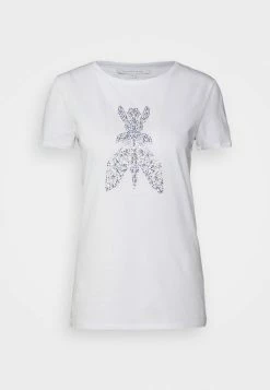 Patrizia Pepe Print T-shirt - Bianco Ottico -Patrizia Pepe Shop e103c498bc354b2ba74b4e391dac8362