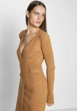 Patrizia Pepe ABITO DRESS - Jumper Dress - Chipmunk Brown -Patrizia Pepe Shop e237a9a181344e82a86ca31b7f62db12