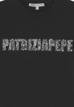Patrizia Pepe LOGO - Long Sleeved Top - Black -Patrizia Pepe Shop e2ca0bcf161b4d3d8dd43377936c147c