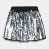 Patrizia Pepe GONNA/SKIRT - Mini Skirt - Silver Paillettes -Patrizia Pepe Shop e359a8bcc2074f5fa20461263ee57110