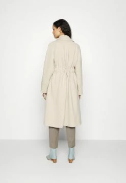 Patrizia Pepe Classic Coat - Ocean Sand -Patrizia Pepe Shop e5aadecfbc0c48fb889b3cc50cf0749f