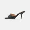 Patrizia Pepe Heeled Mules - Nero -Patrizia Pepe Shop ed513096fea64b9ab467f8de86662a49
