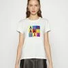 Patrizia Pepe MAGLIA - Print T-shirt - Bianco -Patrizia Pepe Shop f038657e39f44a028ee6bfae861d1778