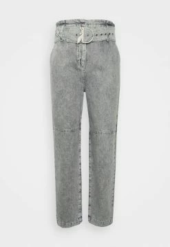 Patrizia Pepe PANTALONI TROUSERS - Straight Leg Jeans - Light Grey Wash