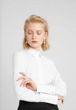 Patrizia Pepe CARRY OVER - Button-down Blouse - Bianco Ottico 6 Patrizia Pepe CARRY OVER - Button-down Blouse - Bianco Ottico -Patrizia Pepe Shop f387f3d6738140678de2a3d5ebb41044