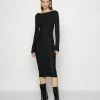 Patrizia Pepe ABITO DRESS - Day Dress - Nero -Patrizia Pepe Shop f9a5530dc9d54f7f8933f8edc70362ed