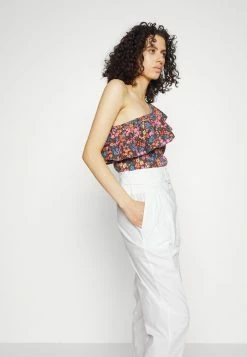 Patrizia Pepe PANTALONI TROUSERS - Trousers - Bianco Ottico -Patrizia Pepe Shop faa280aaff4a425ba2a236403a362a4c