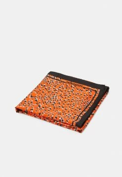 Patrizia Pepe ANIMALIER PRINT SCARF - Foulard - Flame Orange