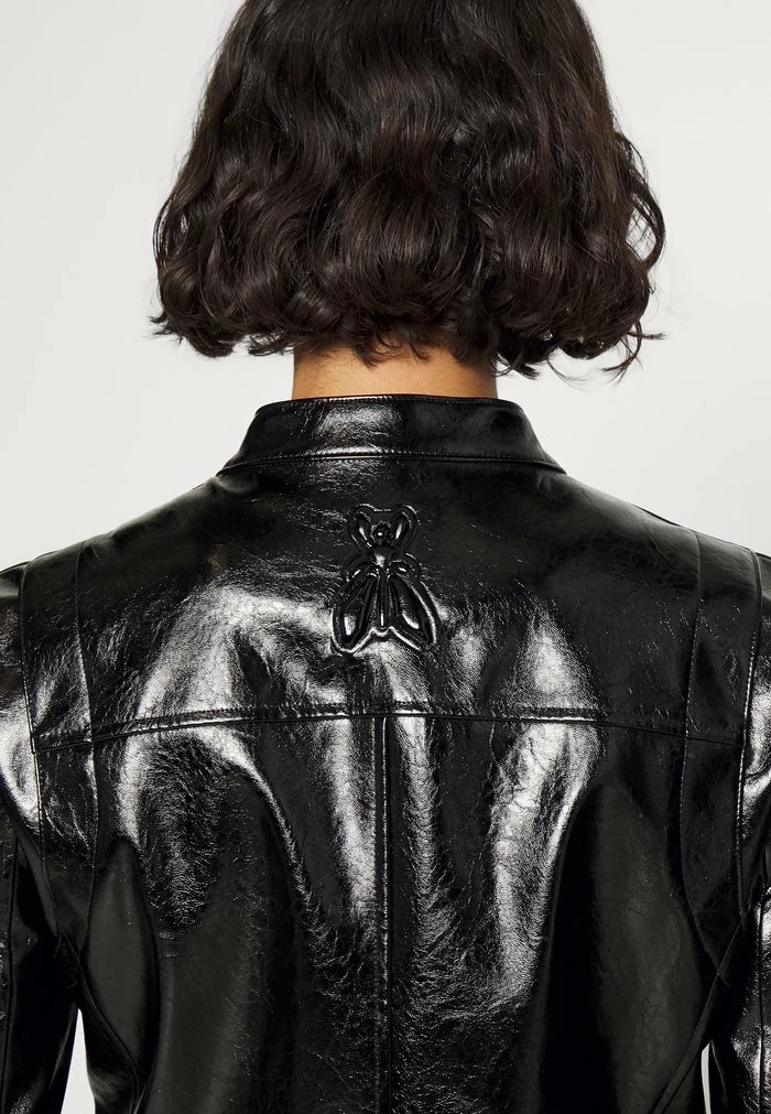 GIUBBOTTO JACKET - Leather jacket - nero Patrizia Pepe GIUBBOTTO JACKET - Leather Jacket - Nero -Patrizia Pepe Shop fcb73c0558a44a0499f5d2cca8fb4531