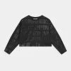 Patrizia Pepe LOGO ALLOVER - Sweatshirt - Black -Patrizia Pepe Shop fe04f68e686242a385aa11dbda6af425