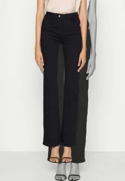 Patrizia Pepe PANTALONI TROUSERS - Bootcut Jeans - Nero